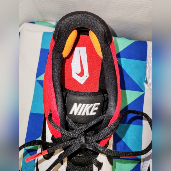 NWOT Nike Alpha Huarache Elite 2 Baseball Cleats Red/White/Black Men's Size 15 - Picture 3 of 13